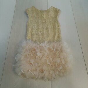 Chasing fireflies halabaloo feather party dress Size 6